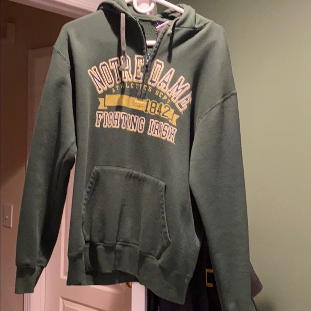 Champion x Notre Dame Green Hoodie